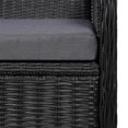 thumbnail image 5 of vidaXL 5 Piece Garden Dining Set Black, 5 of 5