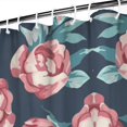 thumbnail image 4 of Waterproof Pioneer Shower Curtain 84x72 Inch Polyester Unique Colorful Floral Shower Curtain for Bathroom Hotel Home Decor with 12 Plastic Hooks, 4 of 5