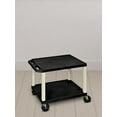 thumbnail image 3 of H. Wilson Tuffy Plastic 26" 2 Shelf Utility Cart 26 in. Black, 3 of 4