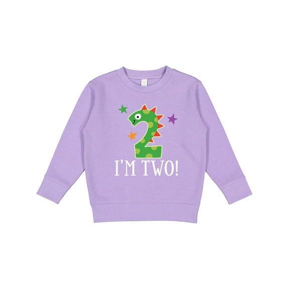 Inktastic 2nd Birthday Dinosaur Party 2 Year Old Toddler Sweatshirt