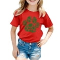 thumbnail image 4 of EHQJNJ T-Shirt Blanc pour Enfants, Manches Courtes, Col Rond, Coupe Décontractée, Basique, 4 of 4