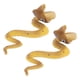 thumbnail image 5 of 2 pcs simulated snake toys realistic full core plastic yellow snake model for collection children education, 5 of 5