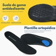 thumbnail image 4 of JABASIC Hombres Zapatos Ortopédicos para Diabéticos Zapatos para Edema para Pies Hinchados (US8/MX26.5,Negro), 4 of 8