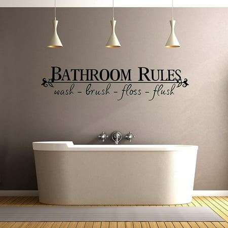 3 Sheets Bathroom Wall Decals Soak Your Troubles Away Decal Inspirational Es Word Stickers Relax Pvc Sticker For Home Sink Mirror Rules Style Canada - Decorative Wall Decals For Bathroom