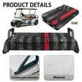 thumbnail image 6 of Yuyamidu American Flag Golf Cart Seat Covers Winter Warm Golf Cart Seat Towel Blanket Fits in Club Car Other 2-Seat Golf Carts Decoration, 4th of July, 6 of 8