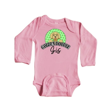 

Inktastic Goldendoodle Sis Gift Baby Girl Long Sleeve Bodysuit