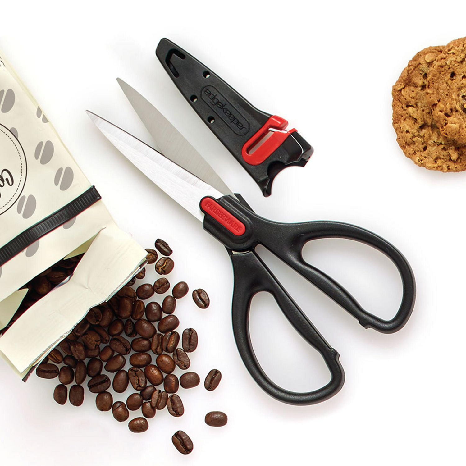 Farberware Edgekeeper All-Purpose Shears with Self Sharpening Sleeve