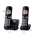 thumbnail image 4 of PANASONIC CORDLESS PHONE 2 HANDSETS #KXTGC222 (REFURBISHED), 4 of 4