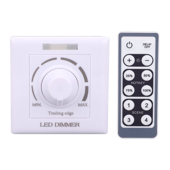 Control del interruptor de Atenuació de Luz LED de Brillo Ajustable IR Remote Controler 200W Para Entretenimiento Comercial en Casa