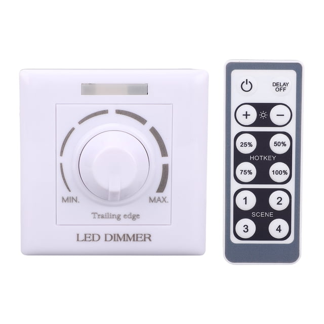 Control del interruptor de Atenuació de Luz LED de Brillo Ajustable IR Remote Controler 200W Para Entretenimiento Comercial en Casa