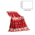 thumbnail image 3 of Btomtd 50"x60" Christmas Flannel Throw Blanket, Warm Fleecy and Soft Holiday Couch Blanket, Cozy Winter Bed Blankets for Festive Christmas Decorations, D, 3 of 6