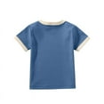 thumbnail image 3 of TFEOQRY Children Boys Girls Fashion cotton T-shirt Comfortable Solid Color Round Neck Short Sleeved Top Blouses, 3 of 3