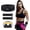 Black, variant on Adjustable Weighted Belt for Women & Men - DIY Weighted Walking & Exercise Belt with Removable Weights - Gym, Strength , Yoga, Hiking - Free Weight Adjustment for Wrist & Ankle