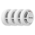 thumbnail image 1 of Kit Detector De Humo Bloosom  Con Alta Cobertura Y Alarma Con Sonido 4pcs, Blanco, 1 of 5