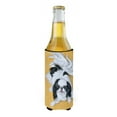 thumbnail image 2 of Carolines Treasures MH1034MUK Japanese Chin Black White Play Ultra Beverage Insulators for slim cans  Slim Can, 2 of 3
