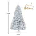 thumbnail image 3 of Árbol de Navidad Costway 225m 1258 ramas Abeto Artificial plata, 3 of 10