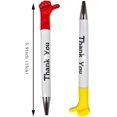 thumbnail image 2 of Maydahui 25PCS Merci Salutation Cadeau Stylo à Bille Pouces Stylos Encre Noire Mignon Stylos Gestuelle Main Conception, 2 of 5