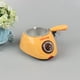 thumbnail image 5 of Juego de fondue de chocolate - MINI calentador de chocolate, amarillo, 5 of 6