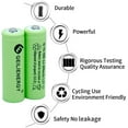 QBLPOWER 8Pack AA Rechargeable Batteries NiMH 600mAh 1.2v Garden Solar