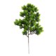 thumbnail image 5 of sweethay Rama de árbol de pino artificial, de simulación, rama de hojas, decoración de plantas falsas para el hogar y la oficina verde claro 2piezas, 5 of 6