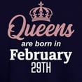 thumbnail image 3 of CafePress - Queens Are Born In February 29Th Sweatshirt - Pullover Hoodie, Classic & Comfortable Hooded Sweatshirt, 3 of 4