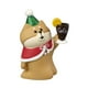 thumbnail image 5 of Figura navideña en miniatura, mini estatua de animal, adorno de escritorio de resina, Navidad Shiba Inu, 5 of 9