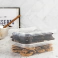 thumbnail image 3 of 50 oz Rectangular Clear Food Storage Containers with Lids - Stackable, Tamper Proof, BPA Free, Recyclable, Space Saver, Airtight Container, Kitchen Storage, Meal Prep, Take Out, Deli Container (20), 3 of 3