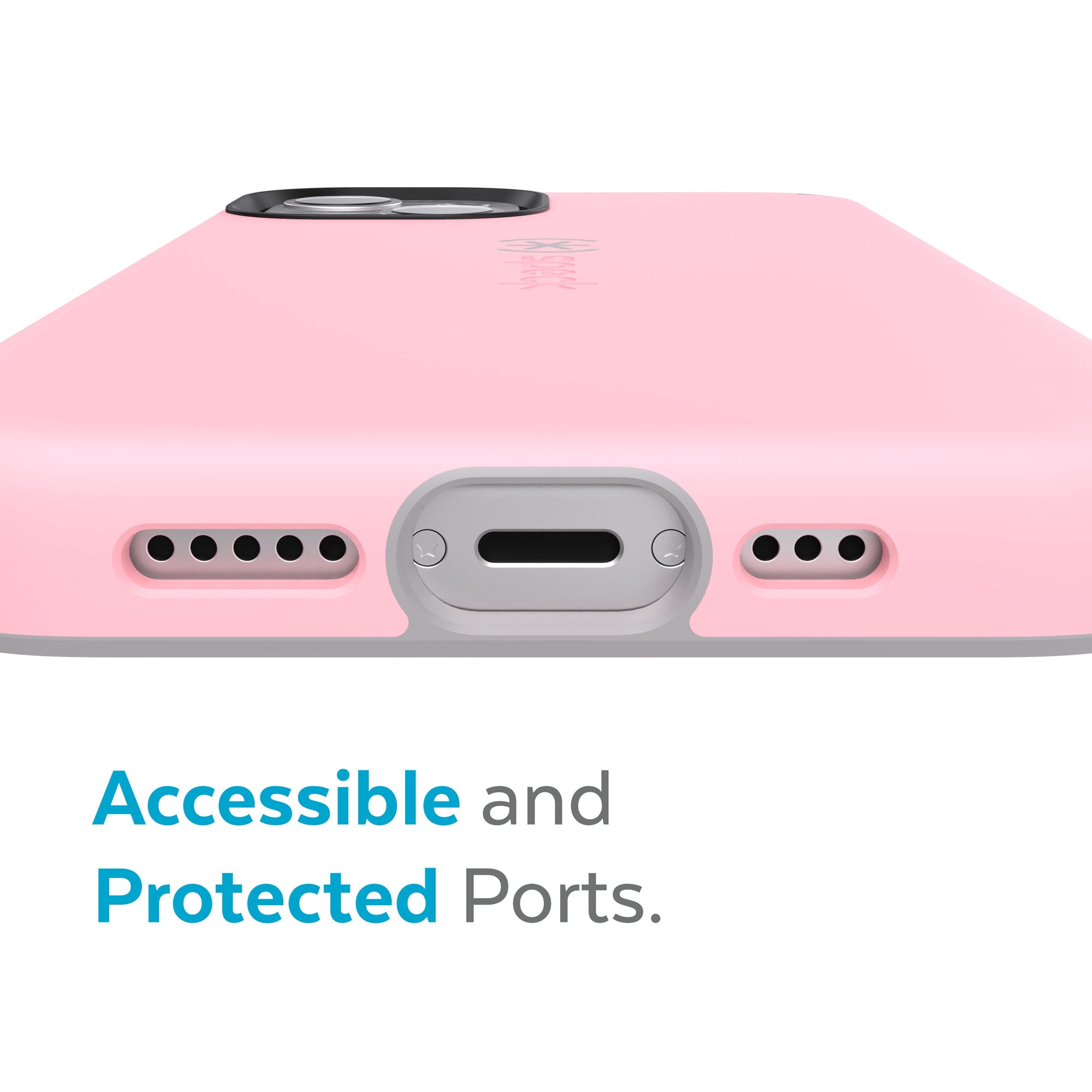 Speck Candyshell Pro for iPhone 13 Phone Case in Rosy Pink and Cathedral Gray