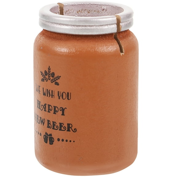 Wooden Place Card Holder for Party Use Light Brown Wood Material Fine Details 4.5 Inches