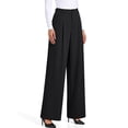 thumbnail image 2 of Sundazz Women's Dress Pants Wide Leg Work Pants High Waisted Business Casual Trousers with Pockets, 2 of 9