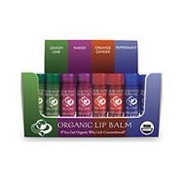 Dr. Bronner's Organic Lip Balm Counter Display .15 oz