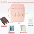 thumbnail image 4 of Bible Cover Case for Women, soft corduroy Letter Bible Bag, Soft Bible Bag Bible Case with Handlest , Bible Carrying Case for Women, Bible Accessories for Book Lovers Mother's Day Gifts, 4 of 6