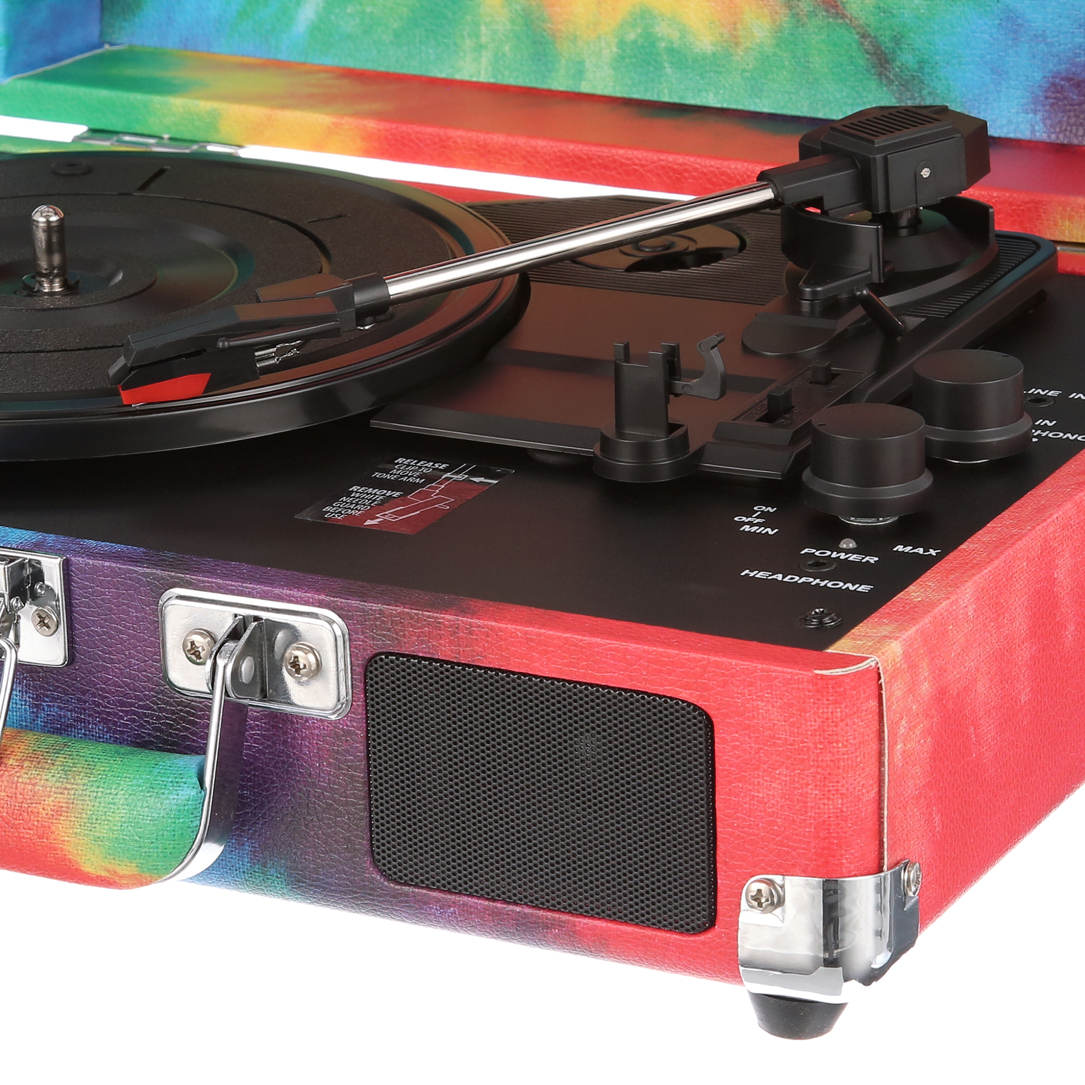 Victrola Journey Bluetooth Suitcase Record Player with 3-speed Turntable - image 4 of 10