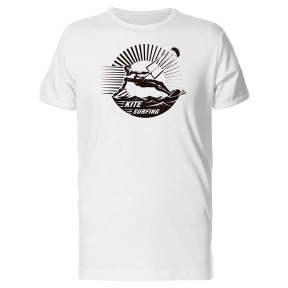 Grunge Kite Surfing Man Tee Men's -Image by Shutterstock