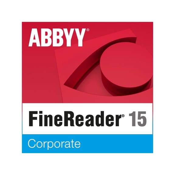 ABBYY Finereader 15 Corp Nonp ESD, 886389177621