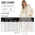 thumbnail image 6 of PUFFIT Extra Long Puffer Jackets for Women, Hooded, Warm, Water Repellent, Two-Way Zipper Winter Coat, 6 of 6