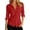 Red, variant on Womens Cotton Linen Button Down Shirts Loose Fit Long Sleeve Collared Blouse 2026 Astylish Women Button Down Shirts Casual Long Sleeve V Neck Top(Red,L)
