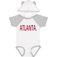 thumbnail image 3 of Inktastic Atlanta in Red Text Boys or Girls Baby Bodysuit, 3 of 5