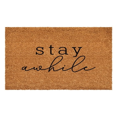 Calloway Mills Stay A While Doormat, 24" x 36"