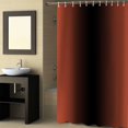 thumbnail image 2 of Fabric Shower Curtain Ombre Abstract Gradient Black Red Orange Shower Curtains with 12 Hooks Waterproof Machine Washable Bath Curtains for Bathroom, 72 x 84in, 2 of 6