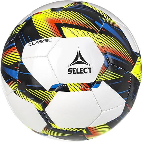 Select V24 Classic Soccer Ball, Size 4, White/Black