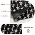 thumbnail image 6 of 3'x5' Area Rugs, Starfish Black Indoor Outdoor Area Rug for Living Room Bedroom, Coastal Ocean Summer Sea Beach Washable Bathroom Rugs Kitchen Floor Carpet Mats Home Decor Aesthetic, 6 of 8