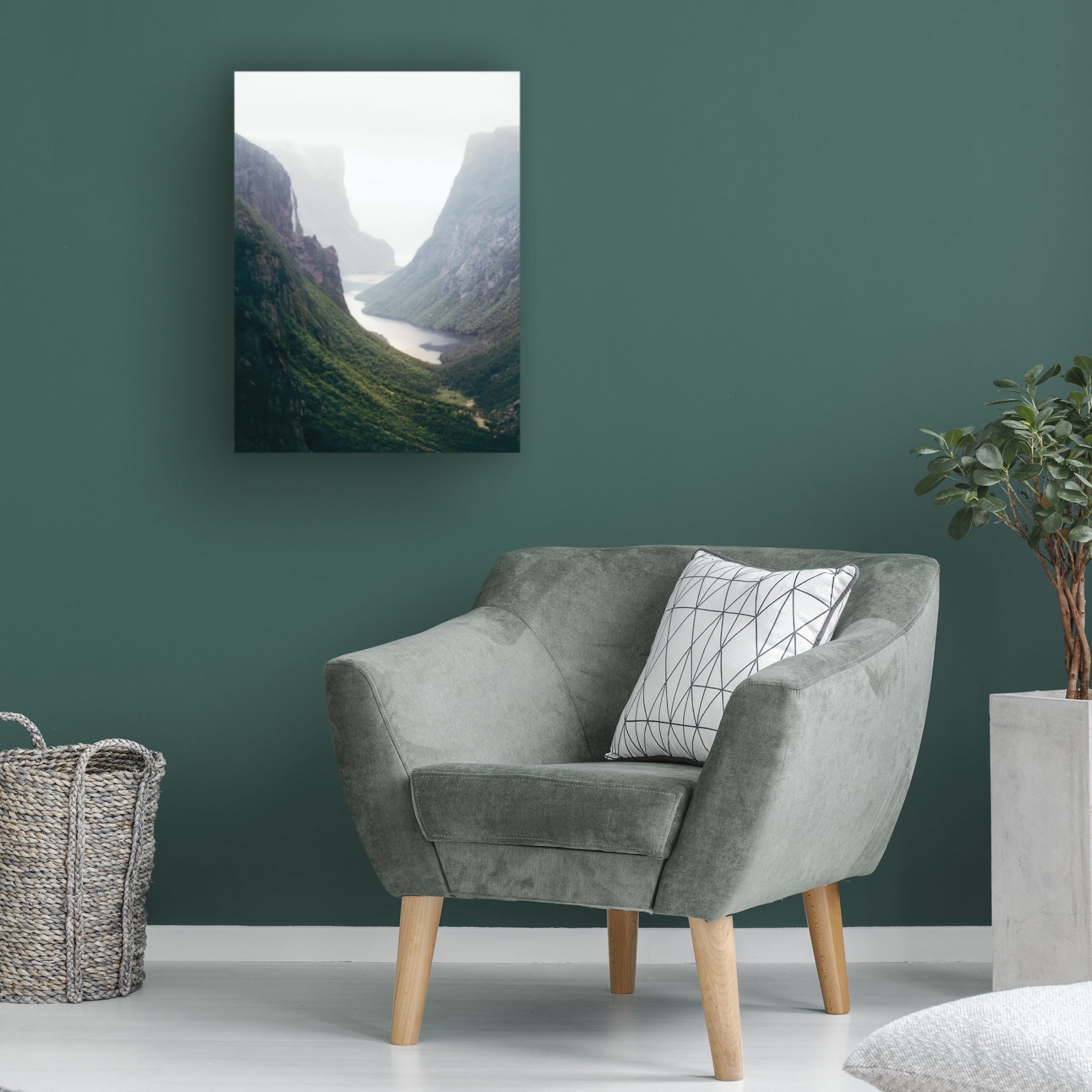 Trademark Fine Art David Fazaeli Newfoundland Fjord Canvas Wall Art