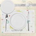 thumbnail image 3 of Ambesonne Saying Place Mats Set of 4, Positive Words, Standard Size, Multicolor, 3 of 6