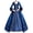 Navy, variant on Wirziis Women's Palace Retro Lace Stitching Big Bell Sleeve Medieval Dress Evening Dress
