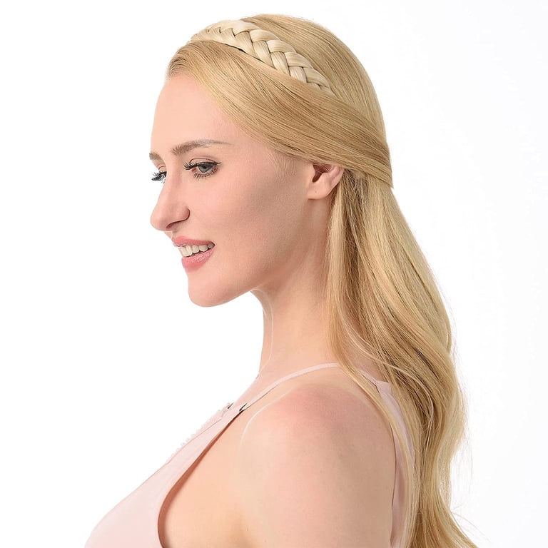 DIGUAN Headband Synthetic Hair Plaited Headband Braid  display picture 1