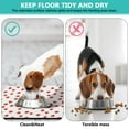 thumbnail image 3 of Dog Food Mat with Fruity Strawberry Pattern, Waterproof Absorbent Pet Feeding Mat, Non-Slip, Quick Dry, Easy Clean Mat Perfect for Dogs and Cats Feeding Bowls, 3 of 5