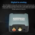 thumbnail image 2 of Decodificador de Audio Actualizado Convertidor Coaxial de Audio Digital una AnalóGico Fibra ÓPtica una Spdif AnalóGico una Lotus, 2 of 8