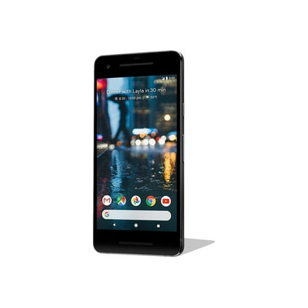 Google Pixel 2 - 4G smartphone - RAM 4 GB / Internal Memory 64 GB - OLED display - 5" - 1920 x 1080 pixels - rear camera 12.2 MP - front camera 8 MP - just black