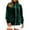 Green, variant on Women's Velour Sweatshirts for Women Full Zip Up Jacket with Side Pockets Long Sleeve High Neck Outerwear Soft Warm Velour Jacket Fall Winter Warm Coats Athletic Workout Outfits Gold S